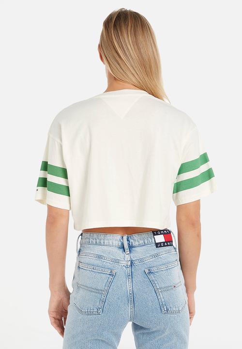 Tommy Hilfiger - Tjw ovr crp college 2 tee - white