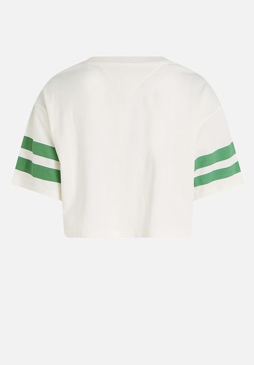 Tommy Hilfiger - Tjw ovr crp college 2 tee - white