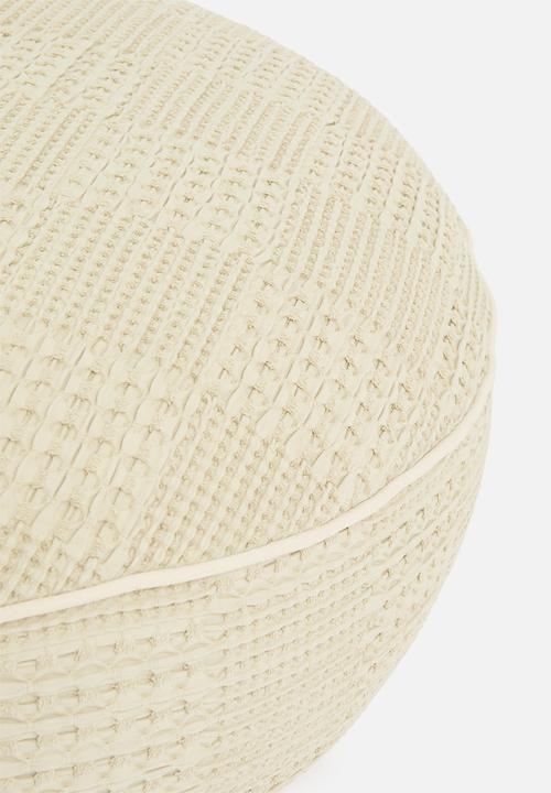 Sixth Floor - Lupa floor cushion - natural