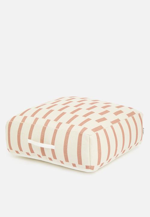 Sixth Floor - Lux livie outdoor floor cushion - rust