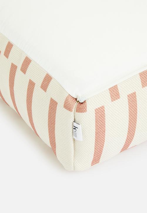 Sixth Floor - Lux livie outdoor floor cushion - rust
