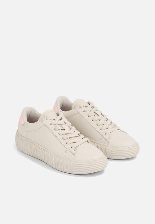 Tommy Hilfiger - Tjw new cupsole leather lc - bleached stone