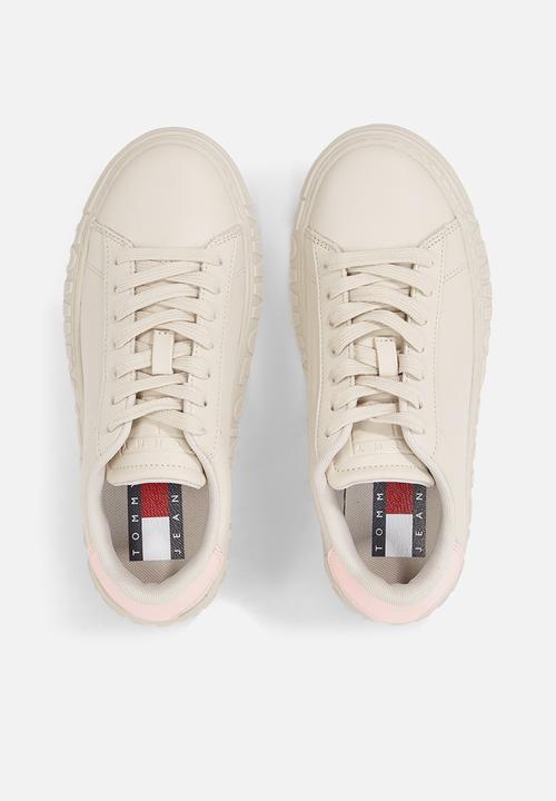 Tommy Hilfiger - Tjw new cupsole leather lc - bleached stone