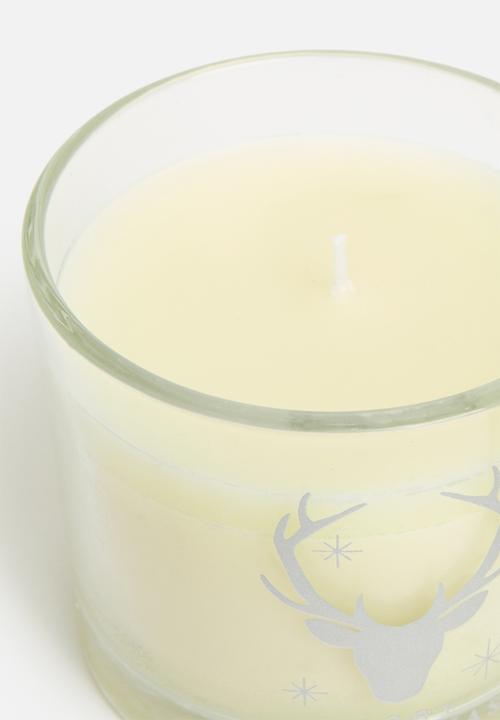 H&S - Christmas Candle in Glass - Reindeer
