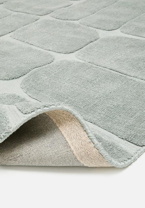SF Collection - Imogen polyester knitted rug - blue