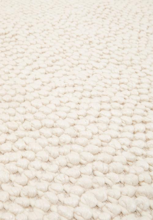 SF Collection - Wool bobble rug - cream