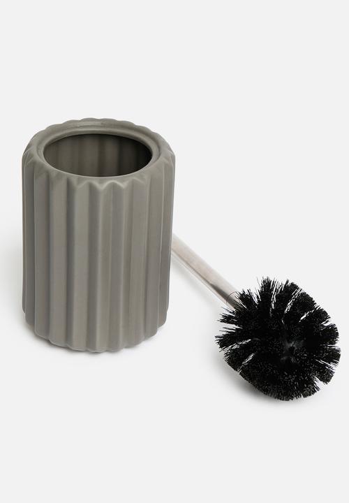 Sixth Floor - Ozzie toilet brush holder - Charcoal grey