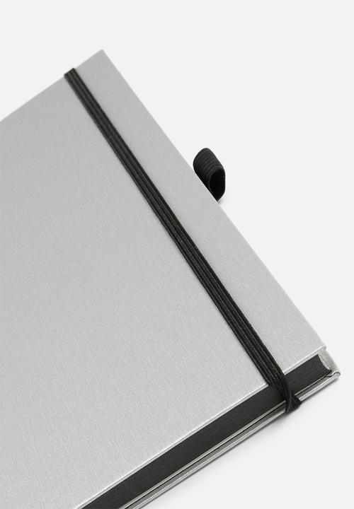 LAMY - B7 notebook Hardcover A5 -Silver & black blank 