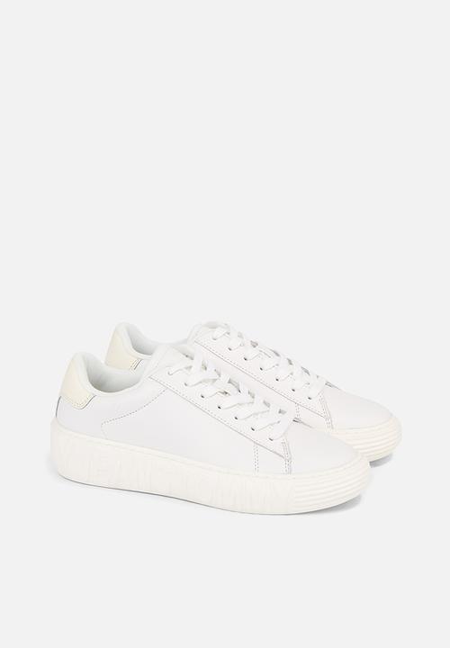 Tommy Hilfiger - Tjw new cupsole leather lc - ecru