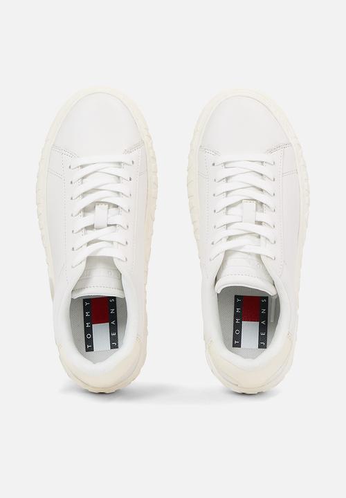 Tommy Hilfiger - Tjw new cupsole leather lc - ecru