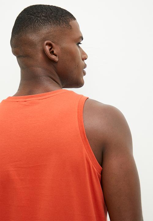 adidas Originals - Trefoil tank  - orange