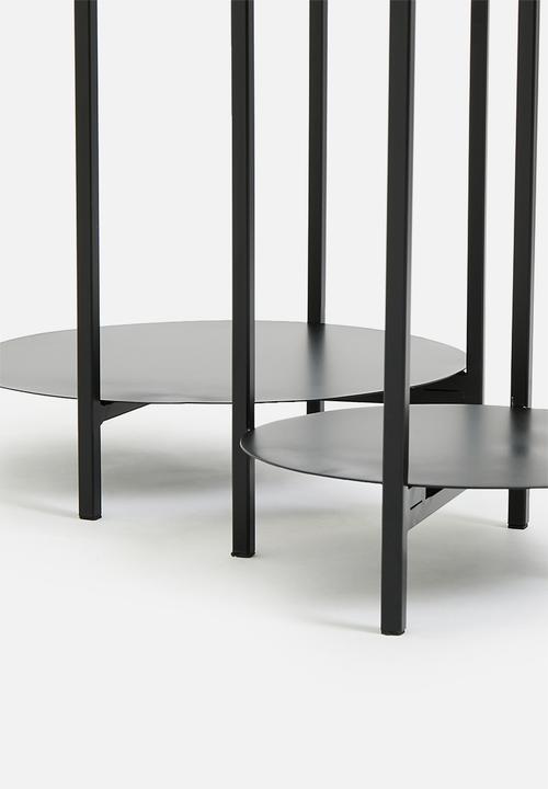 Sixth Floor - Morgan metal and marble nested tables set of 2