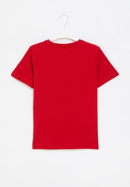 Lee Cooper - Diamond flag originals tee - red
