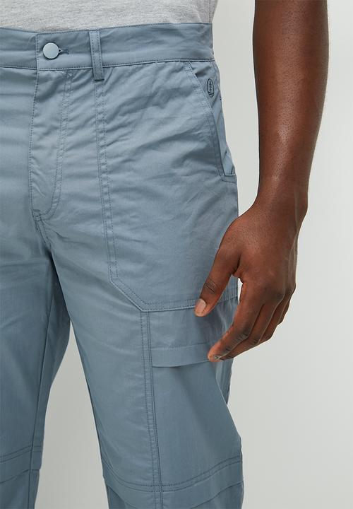 Lark & Crosse - Chase panel detailed utility pants - dusty blue