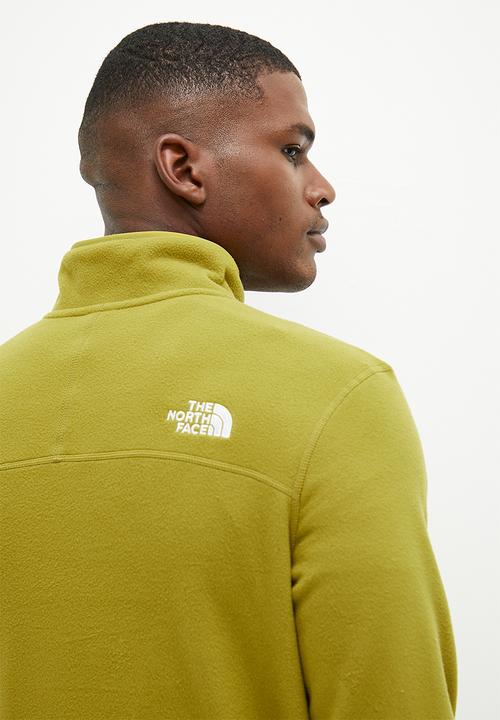 The North Face - M 100 glacier 1/4 zip - eu - sulphur moss