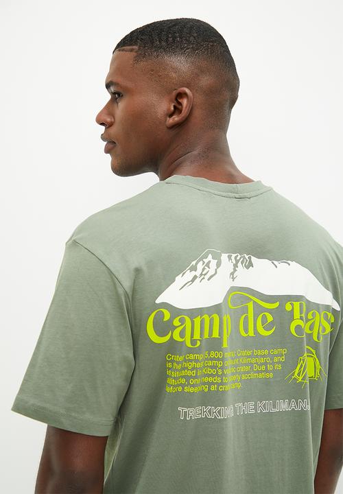 Only & Sons - Onsoscar rlx mountain short sleeve tee - castor gray