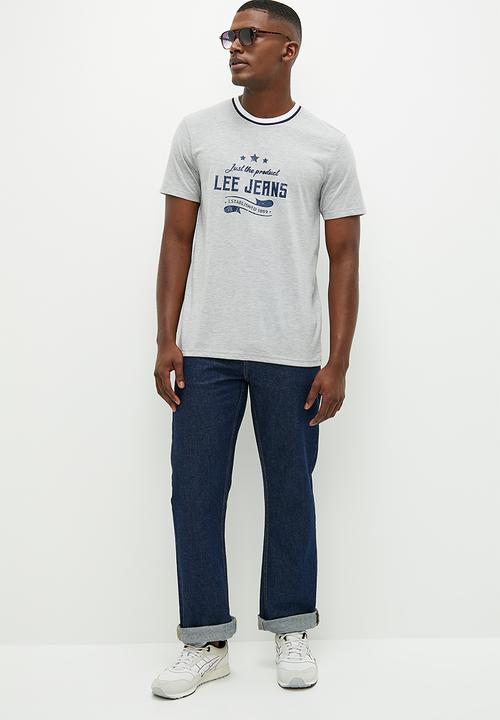 Lee  - Just The Product Tee - Grey Melange