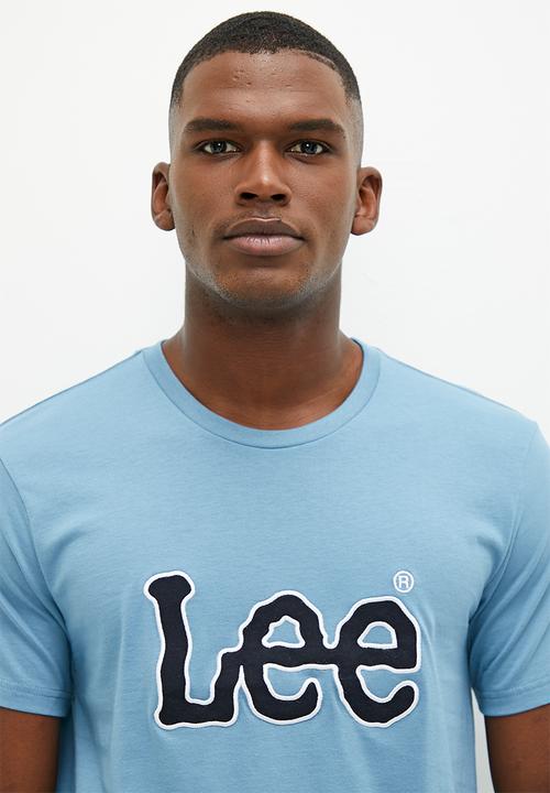 Lee  - Applique Tee - Niagra Blue