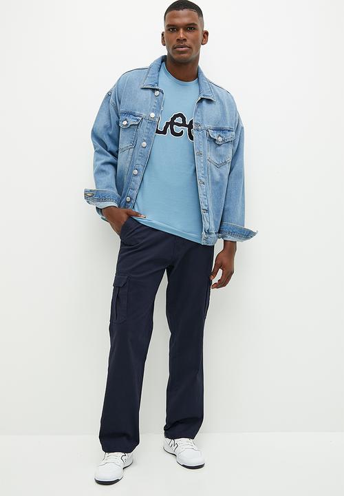 Lee  - Applique Tee - Niagra Blue
