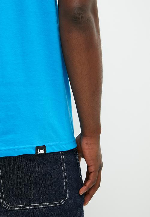 Lee  - Col Block Raglan Tee - Turquoise