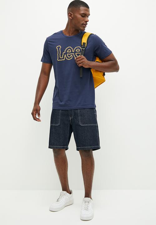 Lee  - X Puff Print Tee - Dark Navy