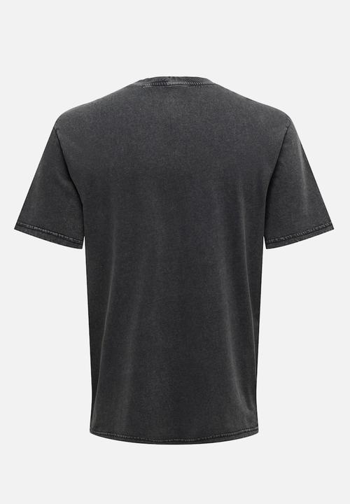 Only & Sons - Bob Marley reg short sleeve T-shirt - black