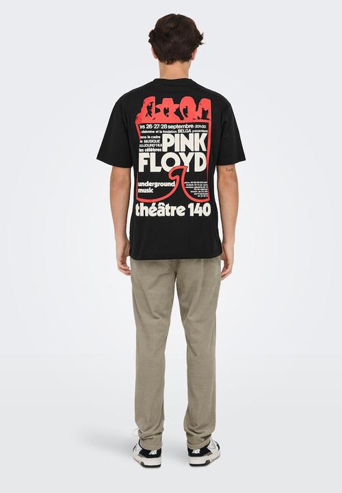 Only & Sons - Pink Floyd Rlx Ss Tee - Black