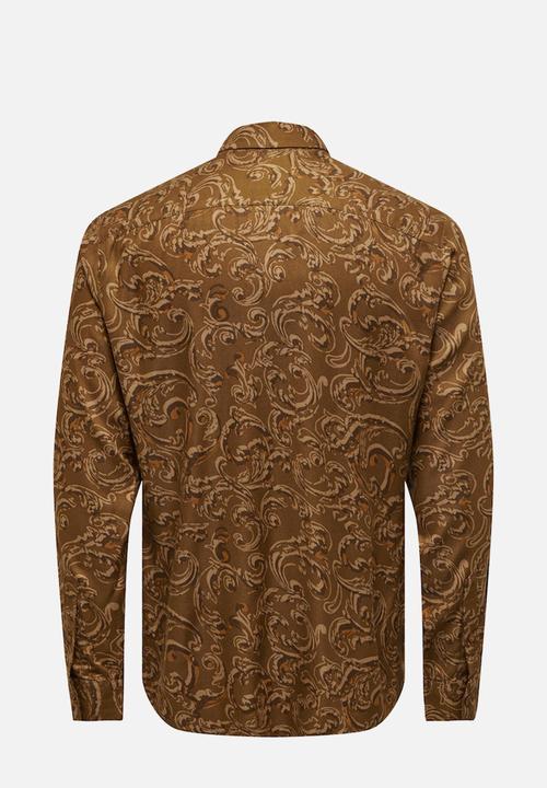 Only & Sons - Lolly Life Slim Shirt - Monks Robe