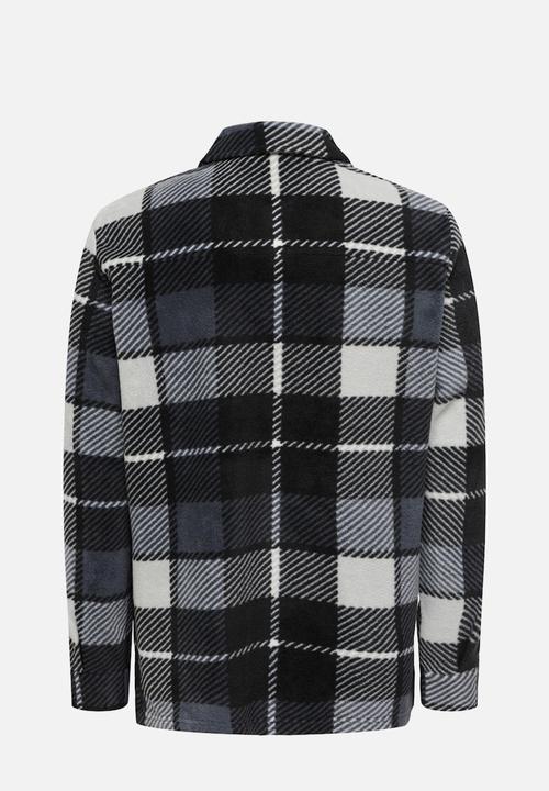 Only & Sons - Dyl Cory Reg Check Shirt - Black