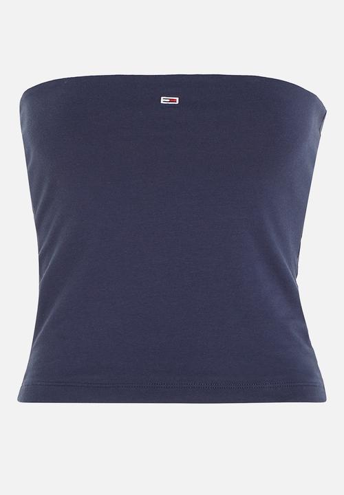 Tommy Hilfiger - Tjw bby essential tube top - blue