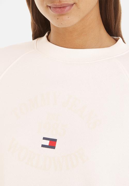 Tommy Hilfiger - Tjw rlx worldwide raglan crew - white