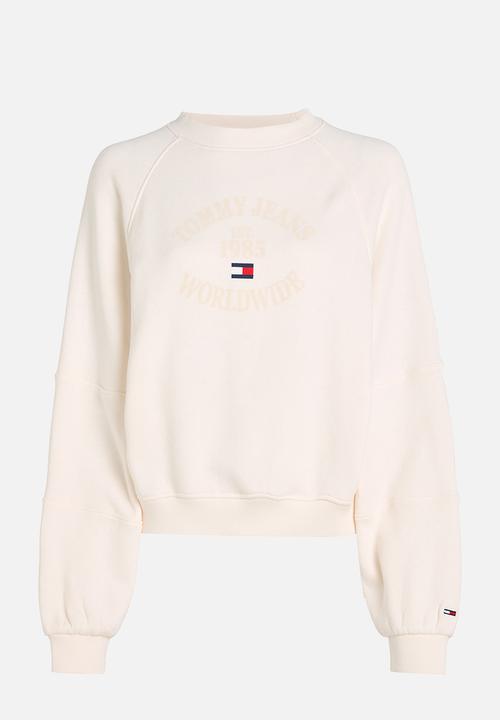 Tommy Hilfiger - Tjw rlx worldwide raglan crew - white