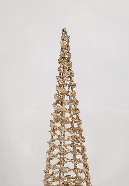 H&S - Twisted LED cone - gold