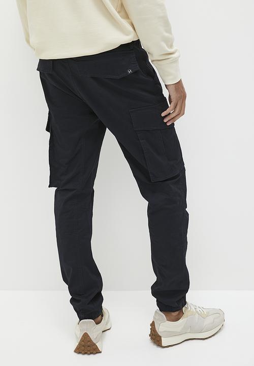 STYLE REPUBLIC - Elton Elasticated Fashion Utility Pant - navy