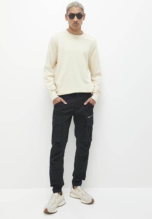 STYLE REPUBLIC - Elton Elasticated Fashion Utility Pant - navy