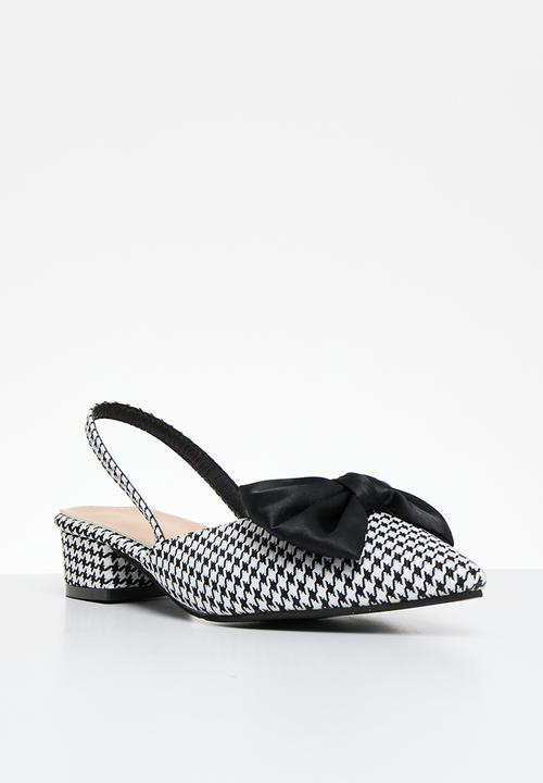 Superbalist - Sasha slingback - black & white