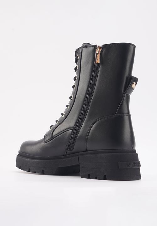 Nine West - Carina lace up boot - black