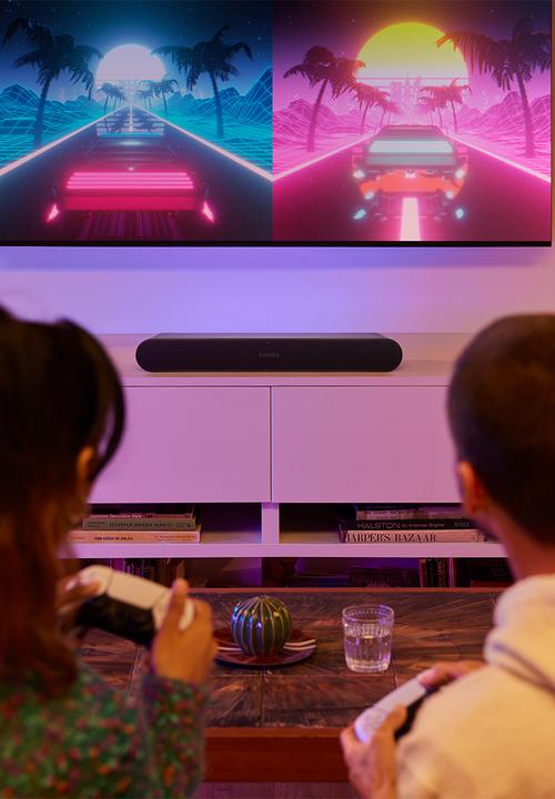 Sonos - Ray Optical/WiFi Soundbar - Black