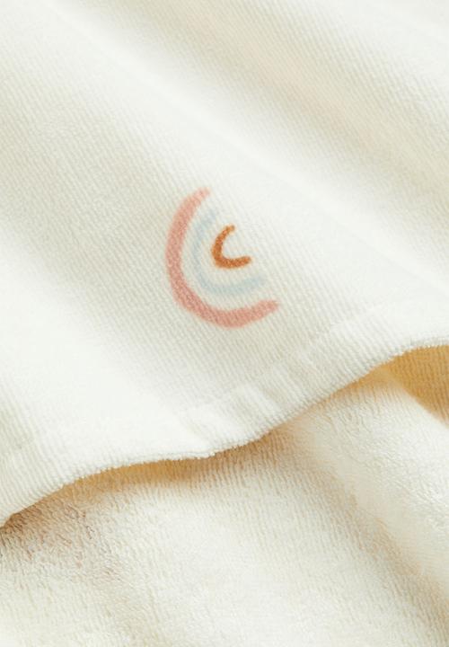 H&M - Hooded bath towel - white