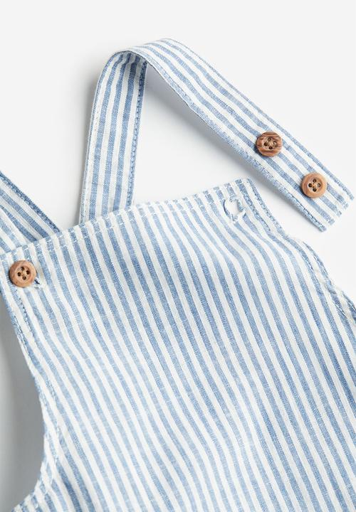 H&M - 2-Piece cotton set - blue striped