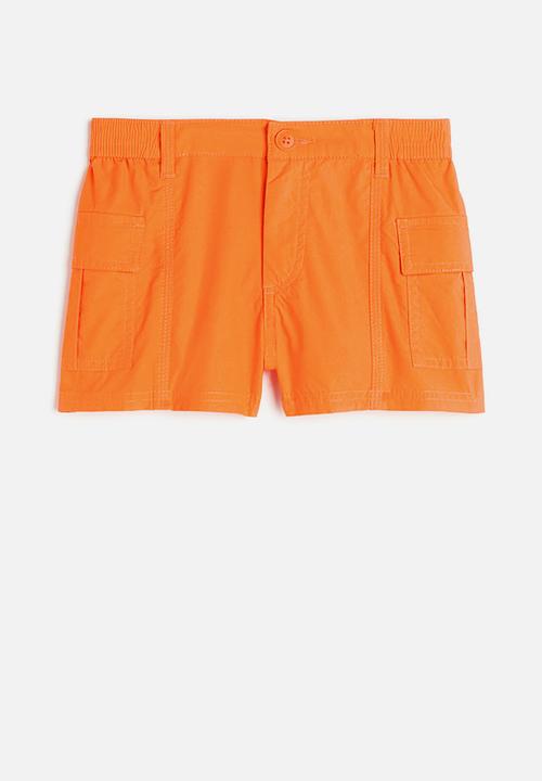 H&M - Cargo shorts - bright orange