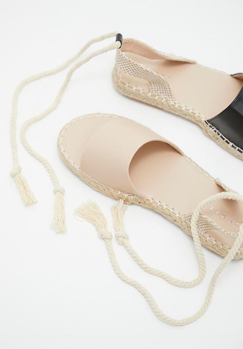 edit - Juna espadrille - black