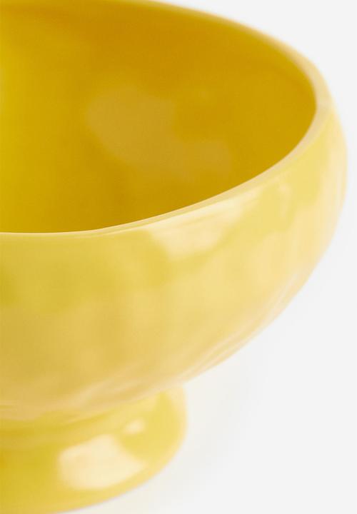 H&M - Stoneware serving bowl - yellow