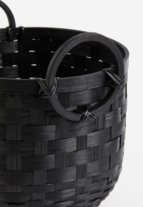 H&M - Bamboo storage basket - black