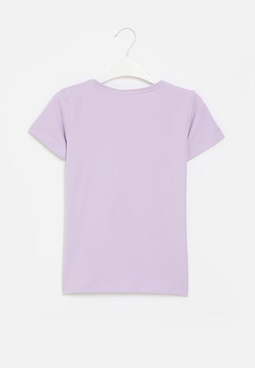 GUESS - Short sleeve T-shirt - new light lilac