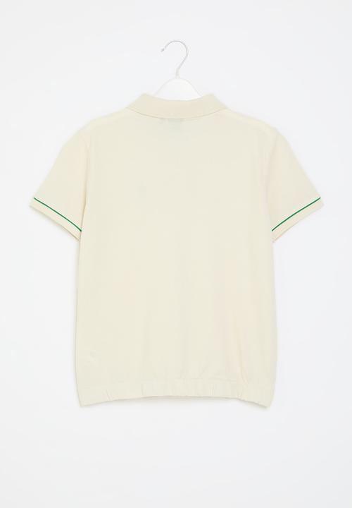 POLO - Girls hailey elasticated hem golfer - milk