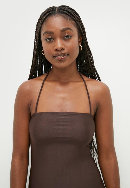 Glamorous - Bodycon slip - dark brown