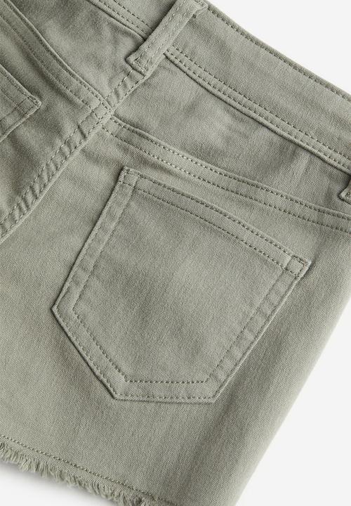 H&M - Twill shorts - light khaki green