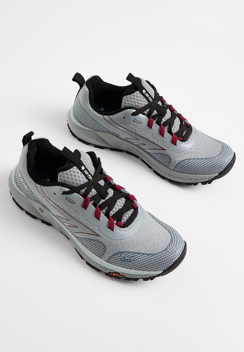 Hi-Tec - Geo nakuru - grey flintstone/black/red