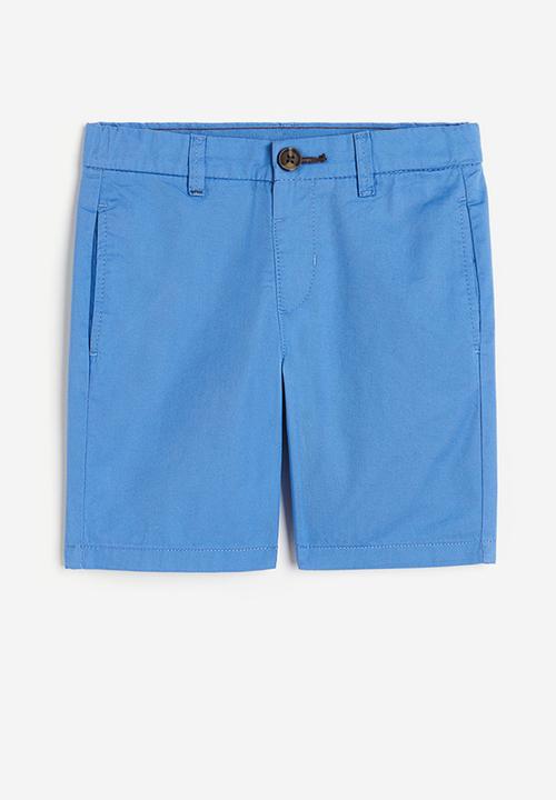 H&M - Cotton chino shorts - blue